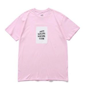 NEW Anti Social Social Club Pink Tee